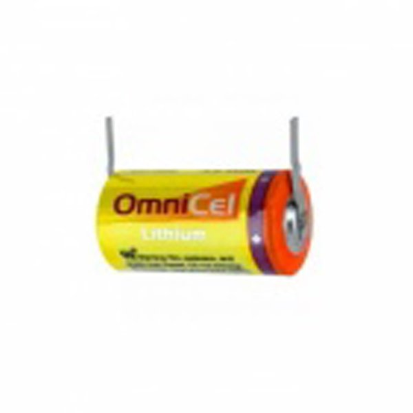 Omnicel ER14335 3.6V 1.65Ah 2/3AA Lithium HighEnergy Battery Tabs ER14335/T